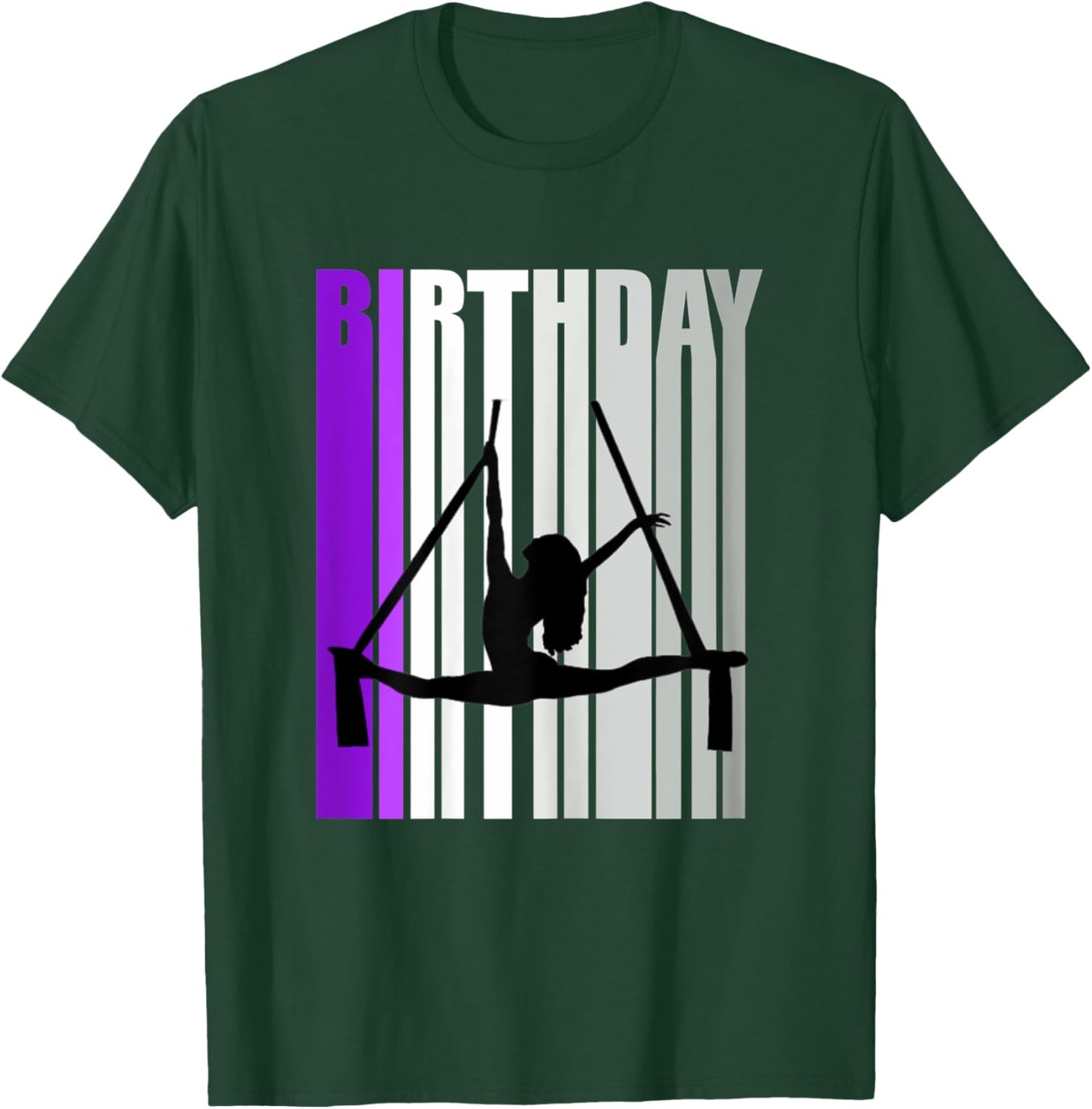 Pretty Purple Kids Air Dancer Birthday Aerialist Train Girl T-Shirt - T-Shirt | Forest