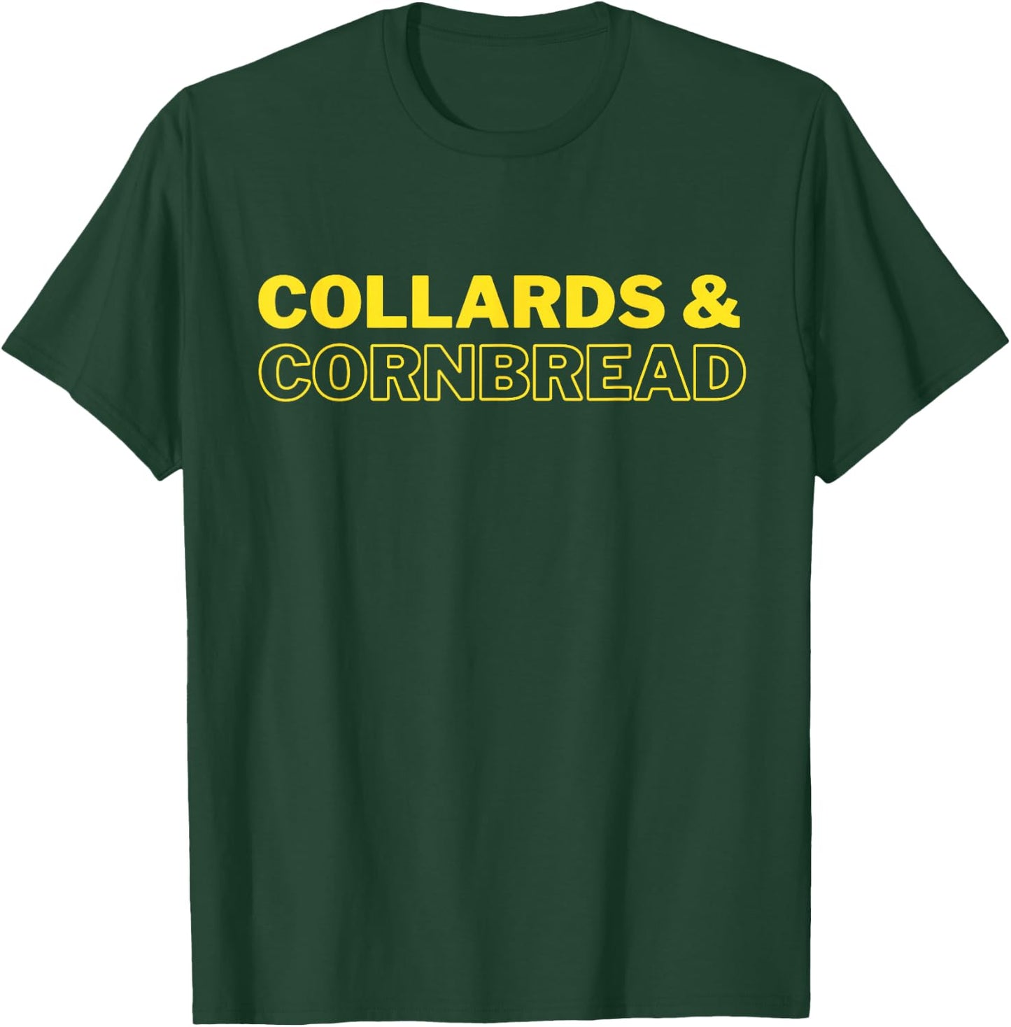 Collards & Cornbread Southern Food T-Shirt - T-Shirt | Forest