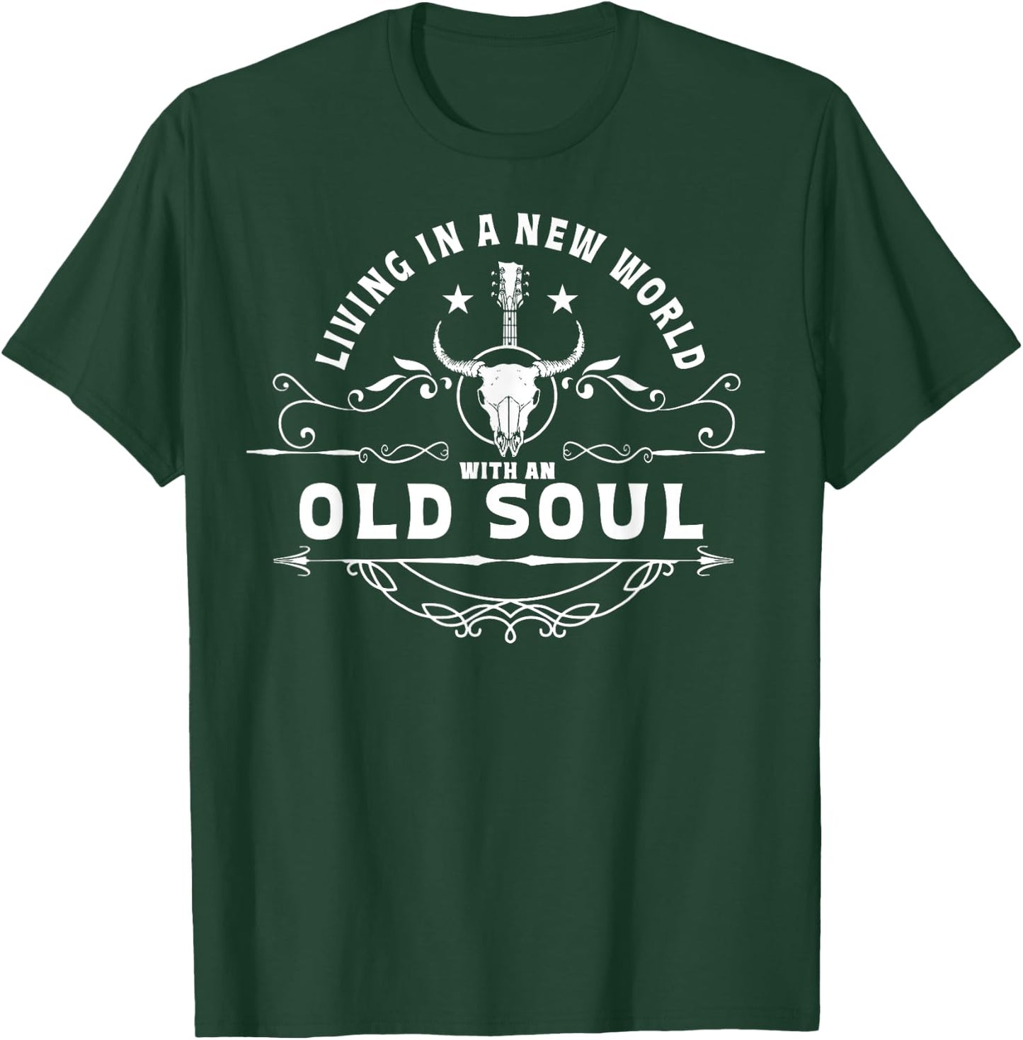 Living In A New World With An Old Soul T-Shirt - T-Shirt | Forest