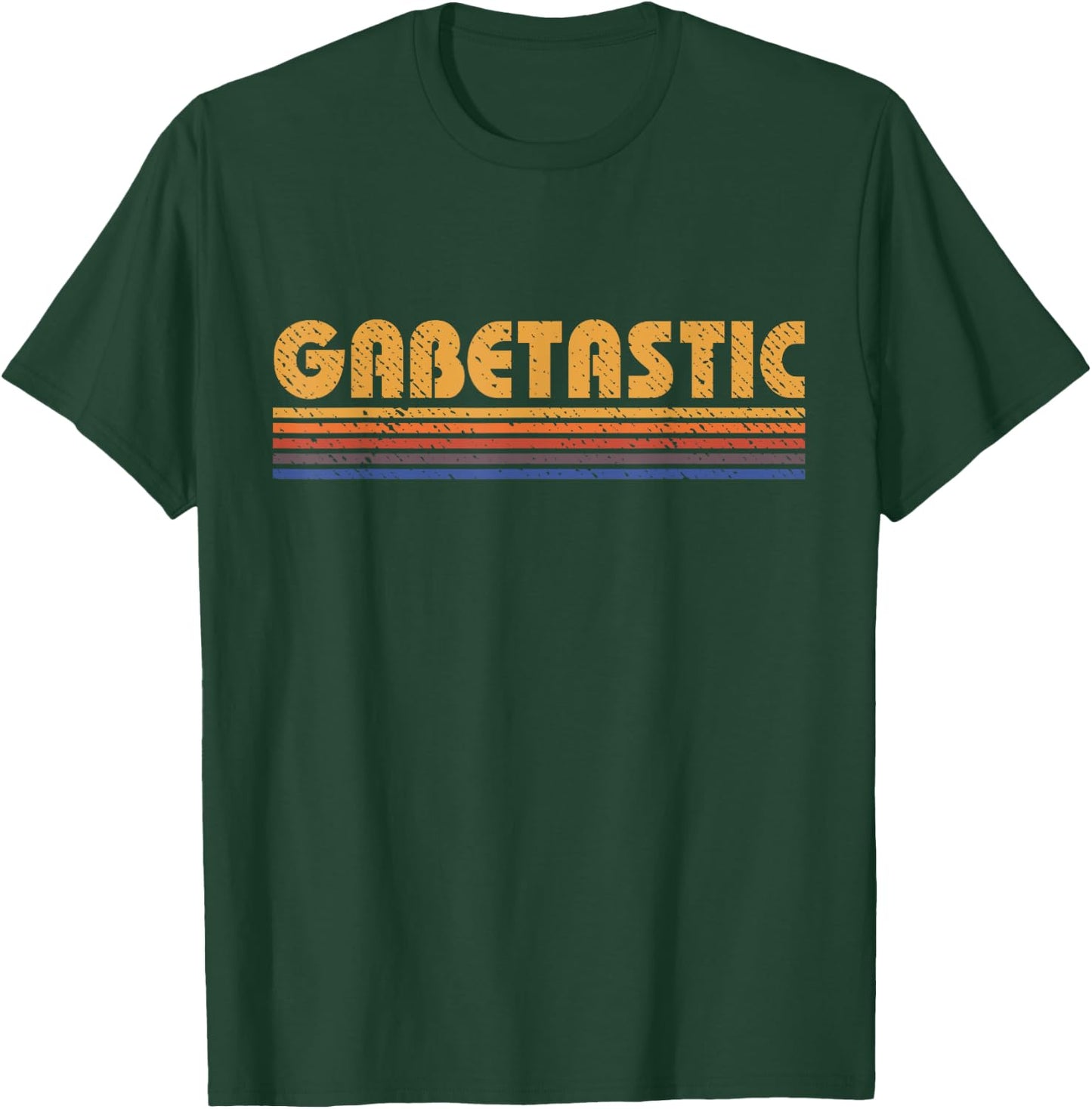 Gabetastic Funny Retro First Name Gabe T-Shirt - T-Shirt | Forest
