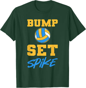Bump Set Spike T-Shirt - T-Shirt | Forest