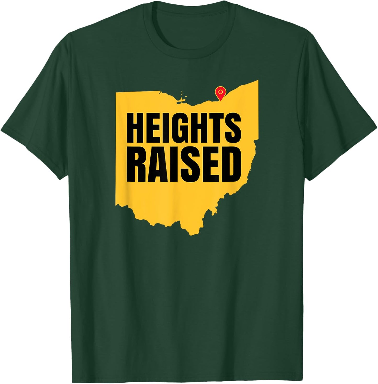 Heights Raised - The Cleveland Heights 2023 T-Shirt - T-Shirt | Forest