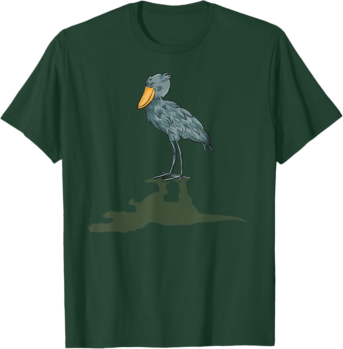 Shoebill Bird Dinosaur Shoebill Stork T-Shirt - T-Shirt | Forest