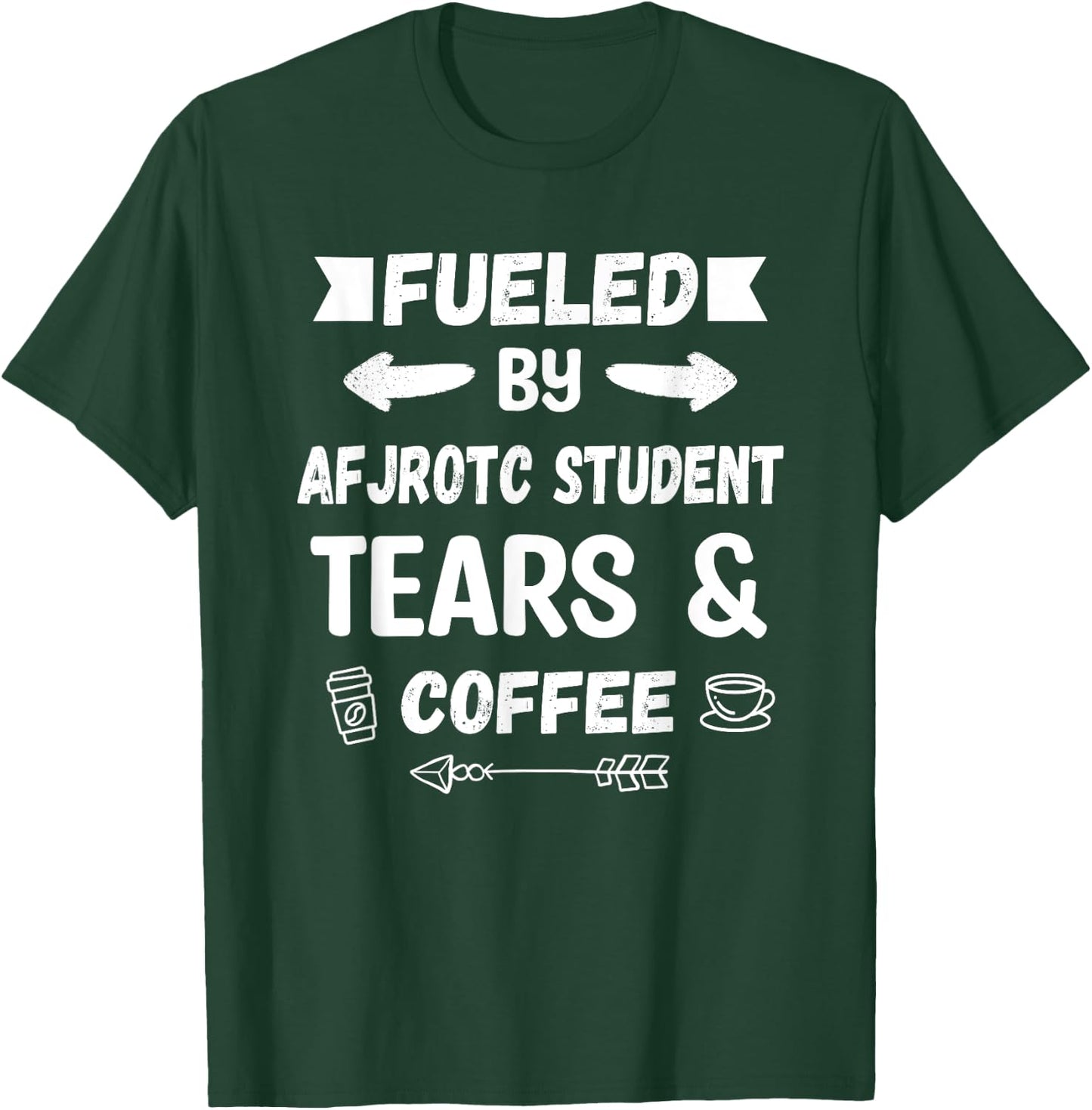 AFJROTC Instructor Coffee Lover USAF Junior ROTC T-Shirt - T-Shirt | Forest
