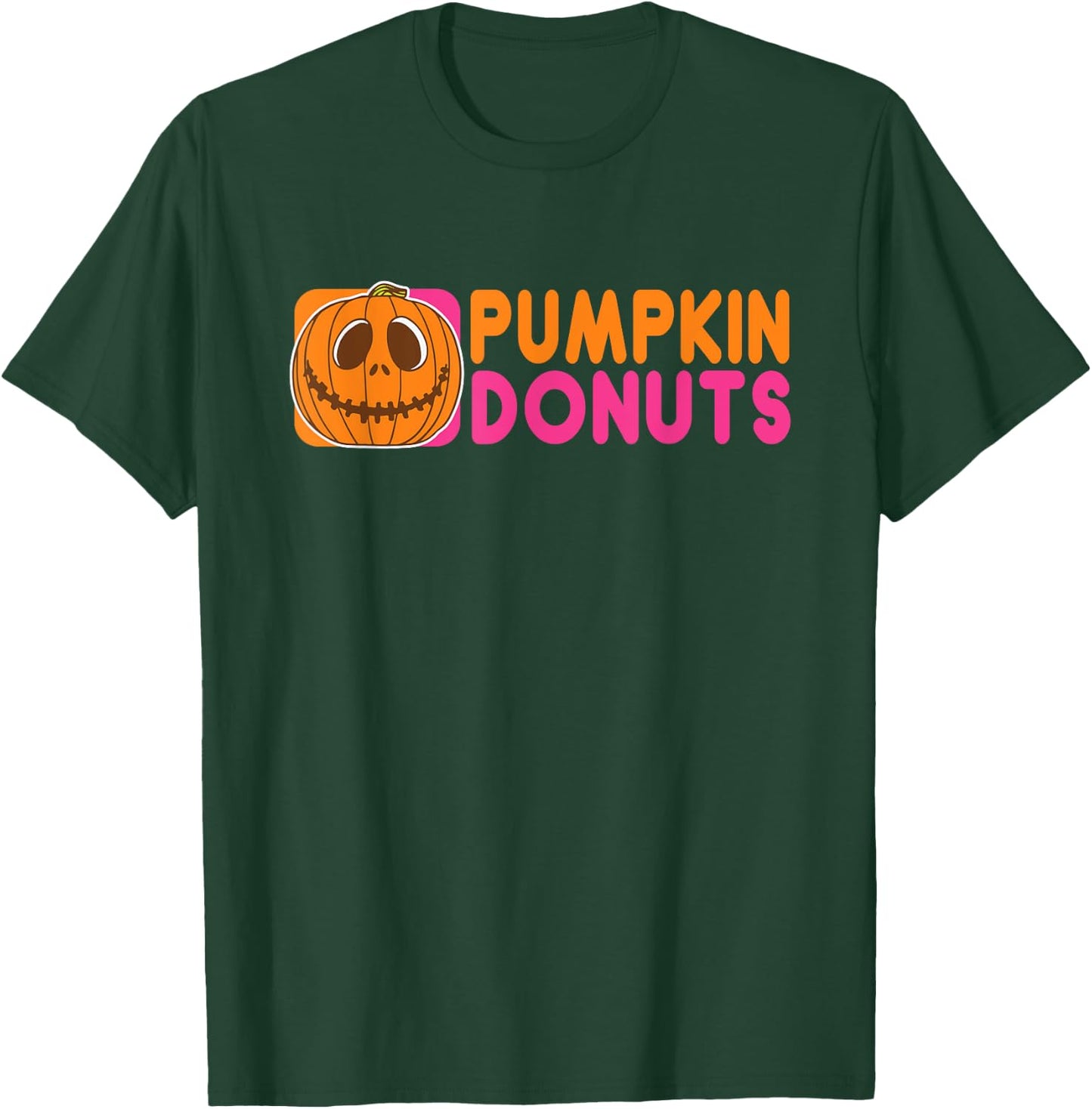 Pumpkin Donuts Halloween Cute T-Shirt - T-Shirt | Forest