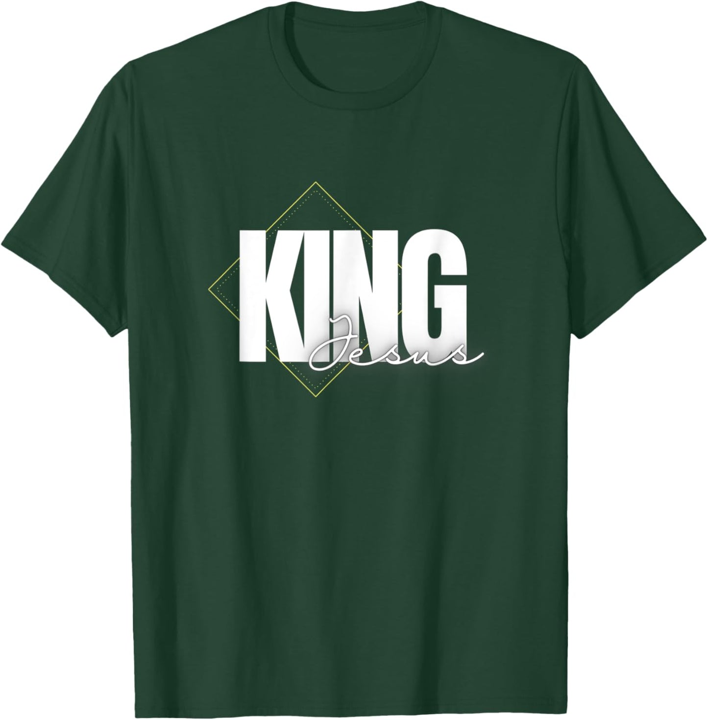 King Jesus, Gospel, Christian T-Shirt - T-Shirt | Forest