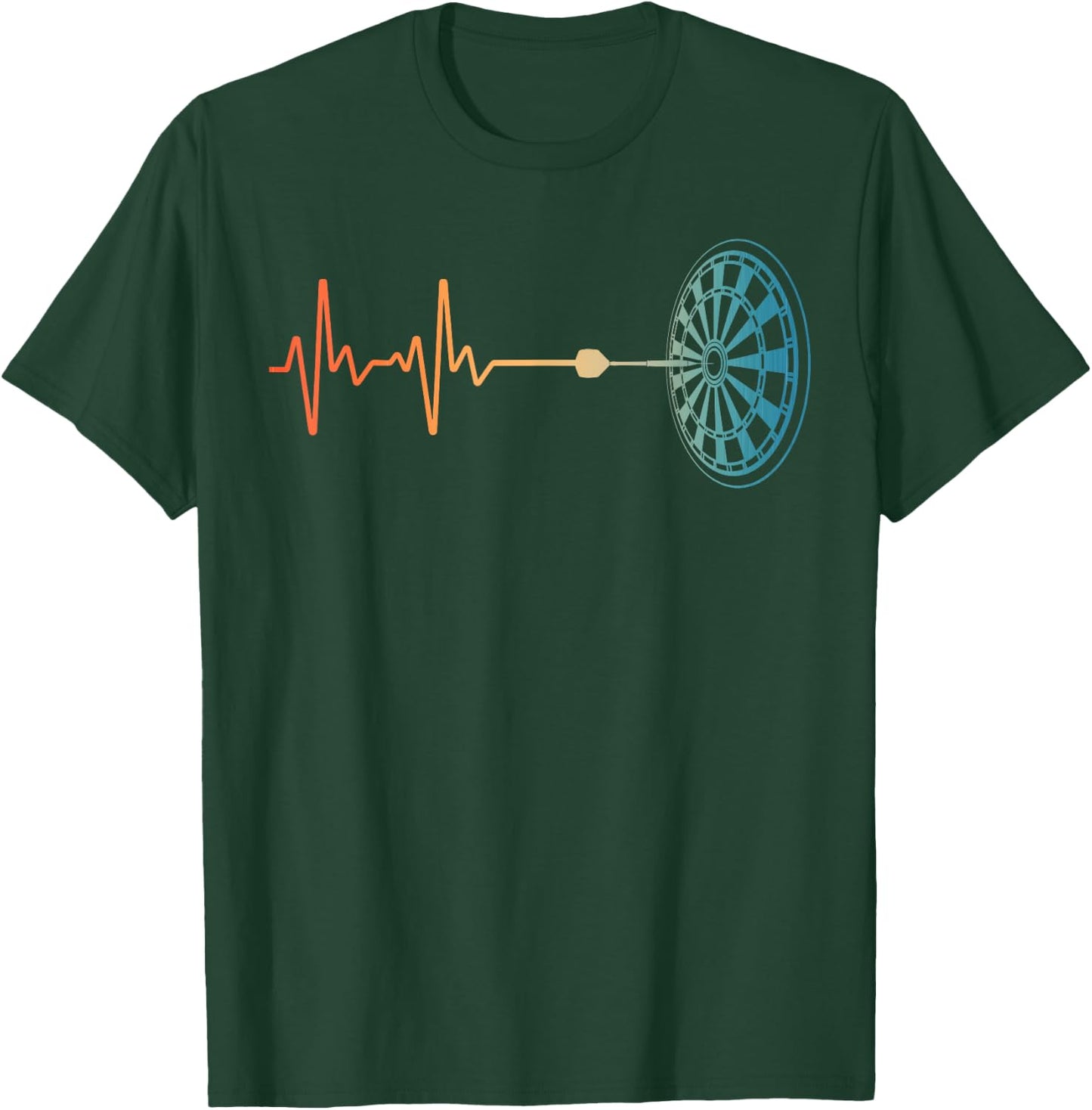 Cute Dart Design Dart Player Men Women Dart Board Lovers T-Shirt - T-Shirt | Forest