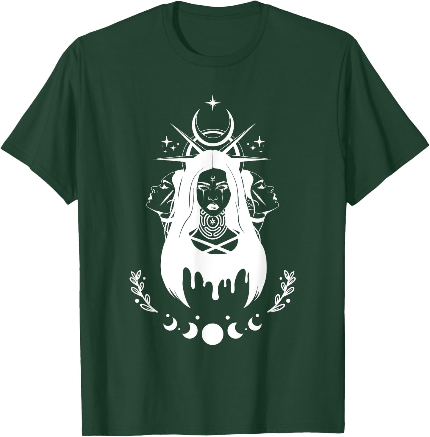Witch Goddess Hekate Pagan Hecate T-Shirt - T-Shirt | Forest