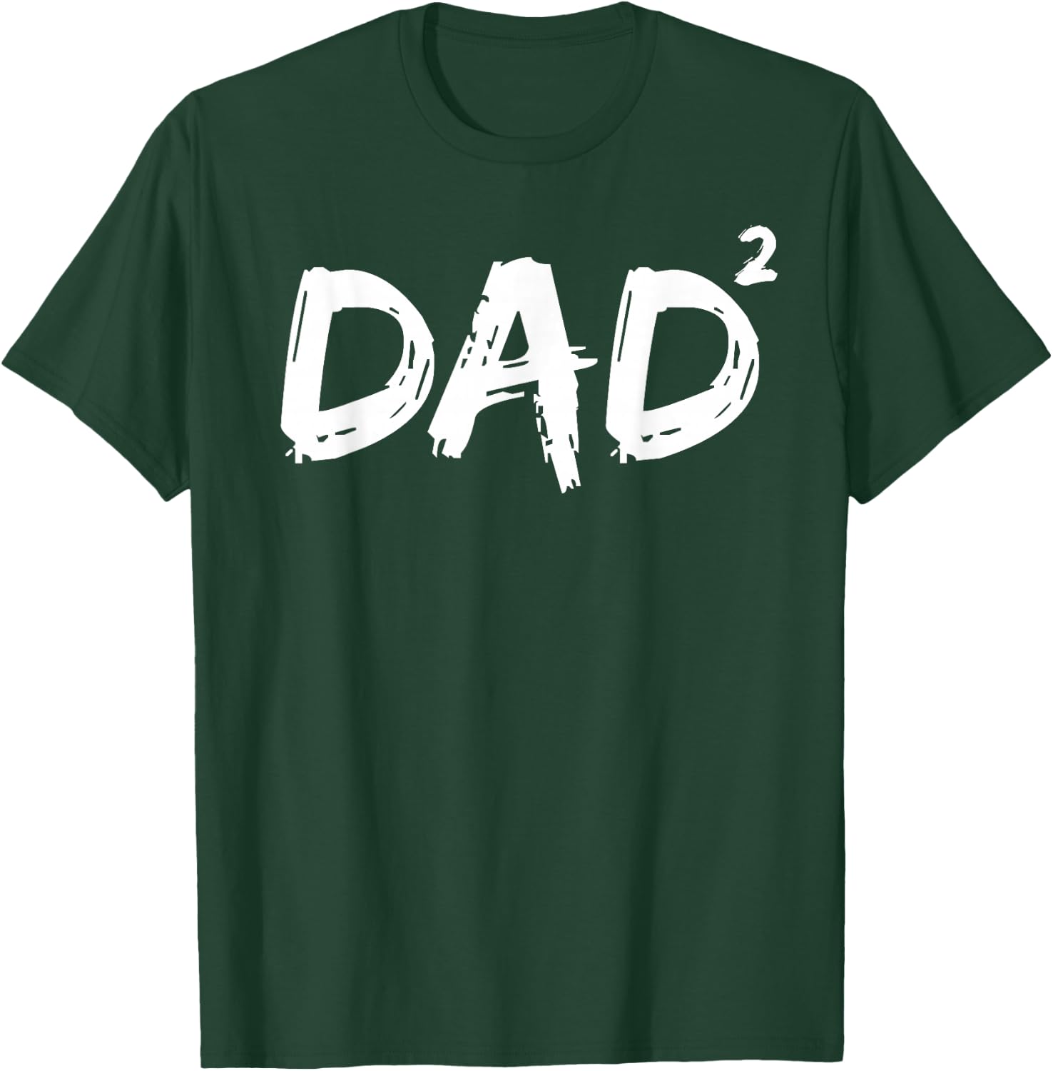 Dad Squared Shirt Funny Father of Two Kids Daddy Again Shirt T-Shirt - T-Shirt | Forest