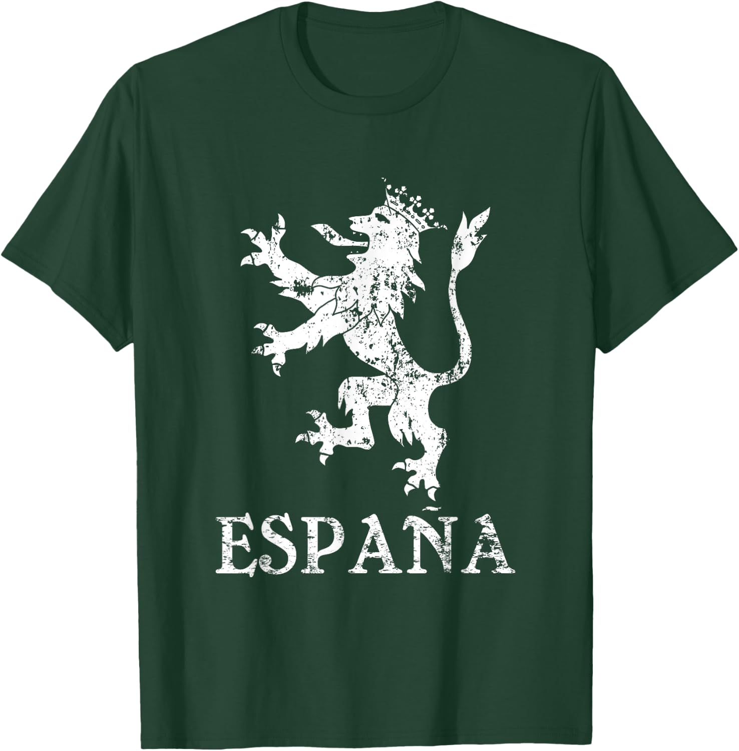 Espana Spain Lion Symbol Spanish Spaniard Pride T-Shirt - T-Shirt | Forest