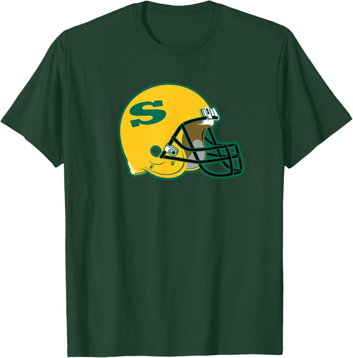 Siena College Throwback Football Helmet Vintage T-Shirt - T-Shirt | Forest