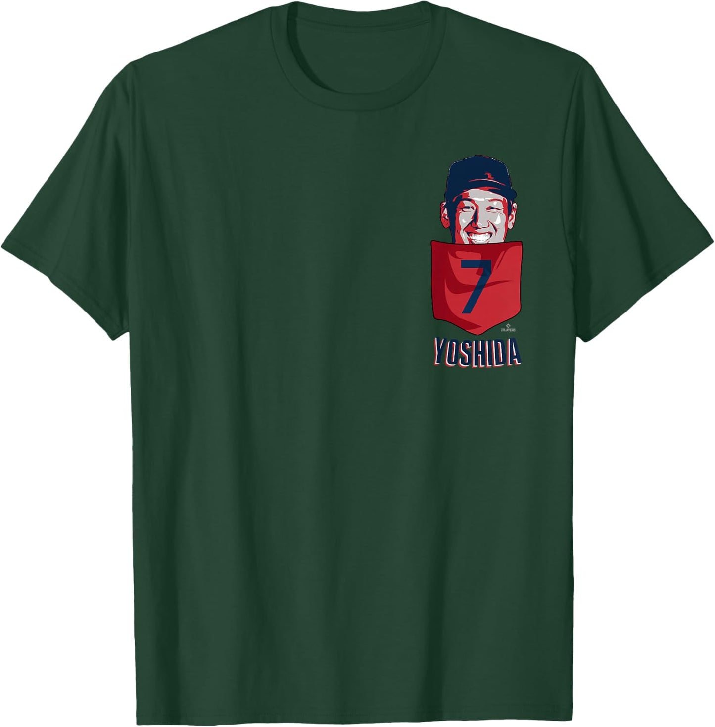 Masataka Yoshida Boston Baseball Pocket MLBPA T-Shirt - T-Shirt | Forest