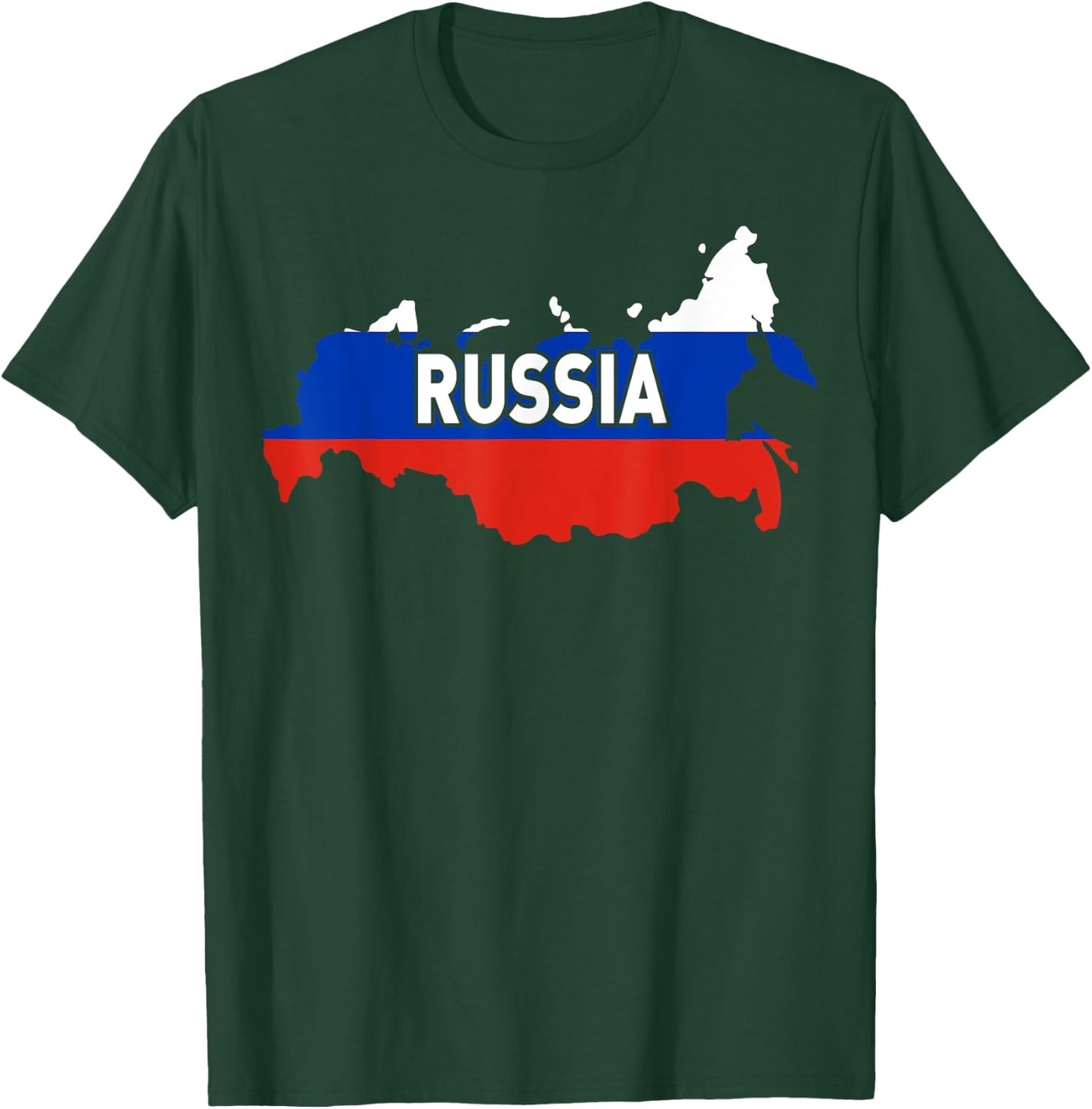 Proud Family and Patriotic Flag of Country Russia T-Shirt - T-Shirt | Forest