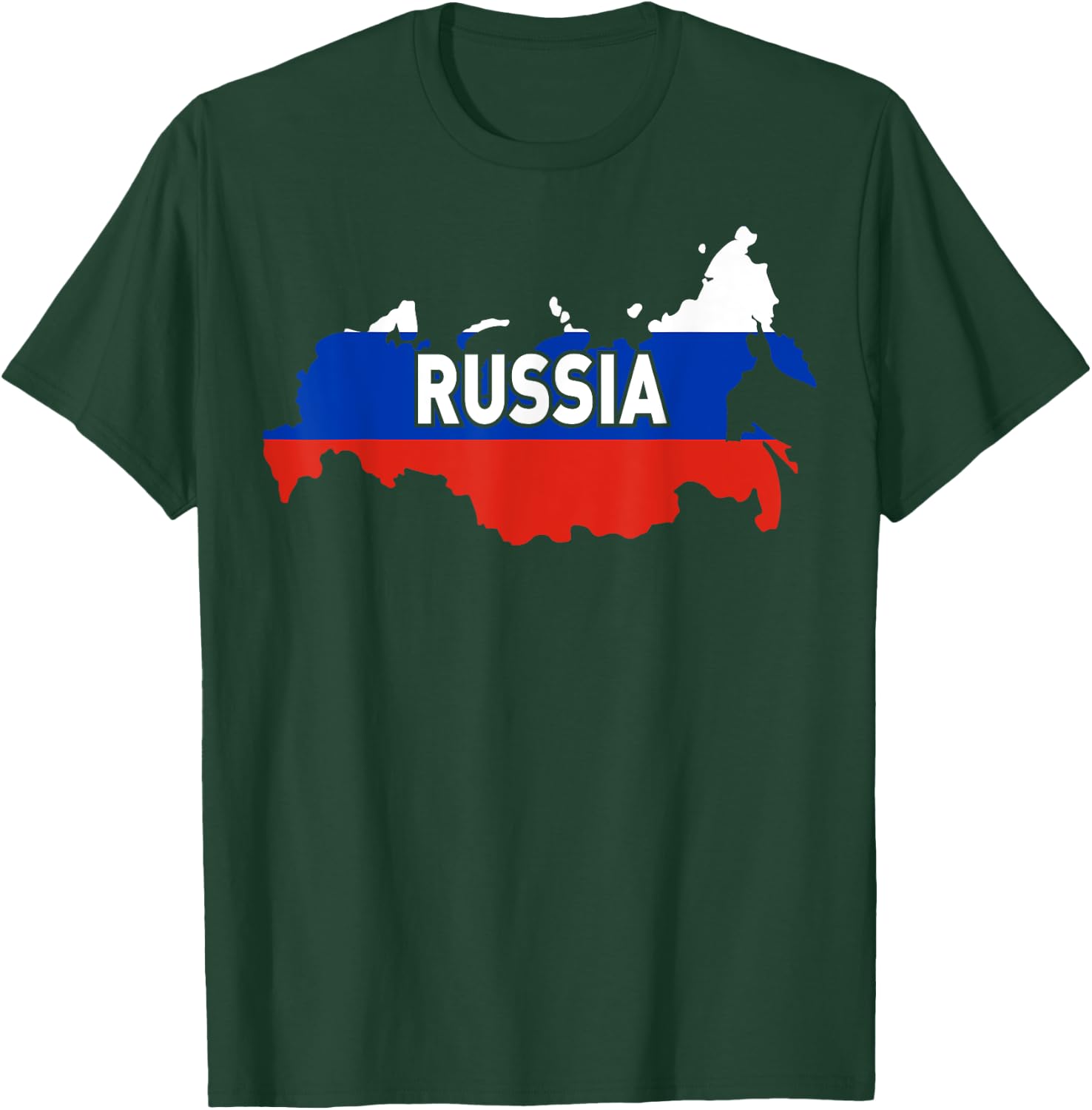 Proud Family and Patriotic Flag of Country Russia T-Shirt - T-Shirt | Forest