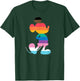 Disney Mickey Mouse Pride Inclusive Pose Rainbow Icon Fill T-Shirt - T-Shirt | Forest