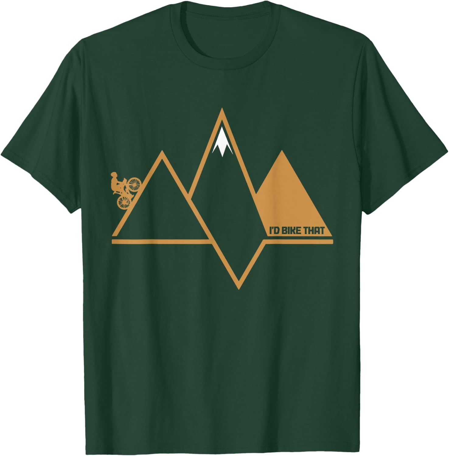 Mountain Bike I'd bike That MTB Enduro Biking Mountain Biker T-Shirt - T-Shirt | Forest