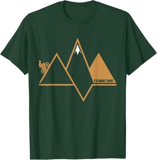 Mountain Bike I'd bike That MTB Enduro Biking Mountain Biker T-Shirt - T-Shirt | Forest