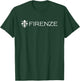 Flag of Florence Italy Tuscany Firenze Emblem Arms Symbol T-Shirt - T-Shirt | Forest
