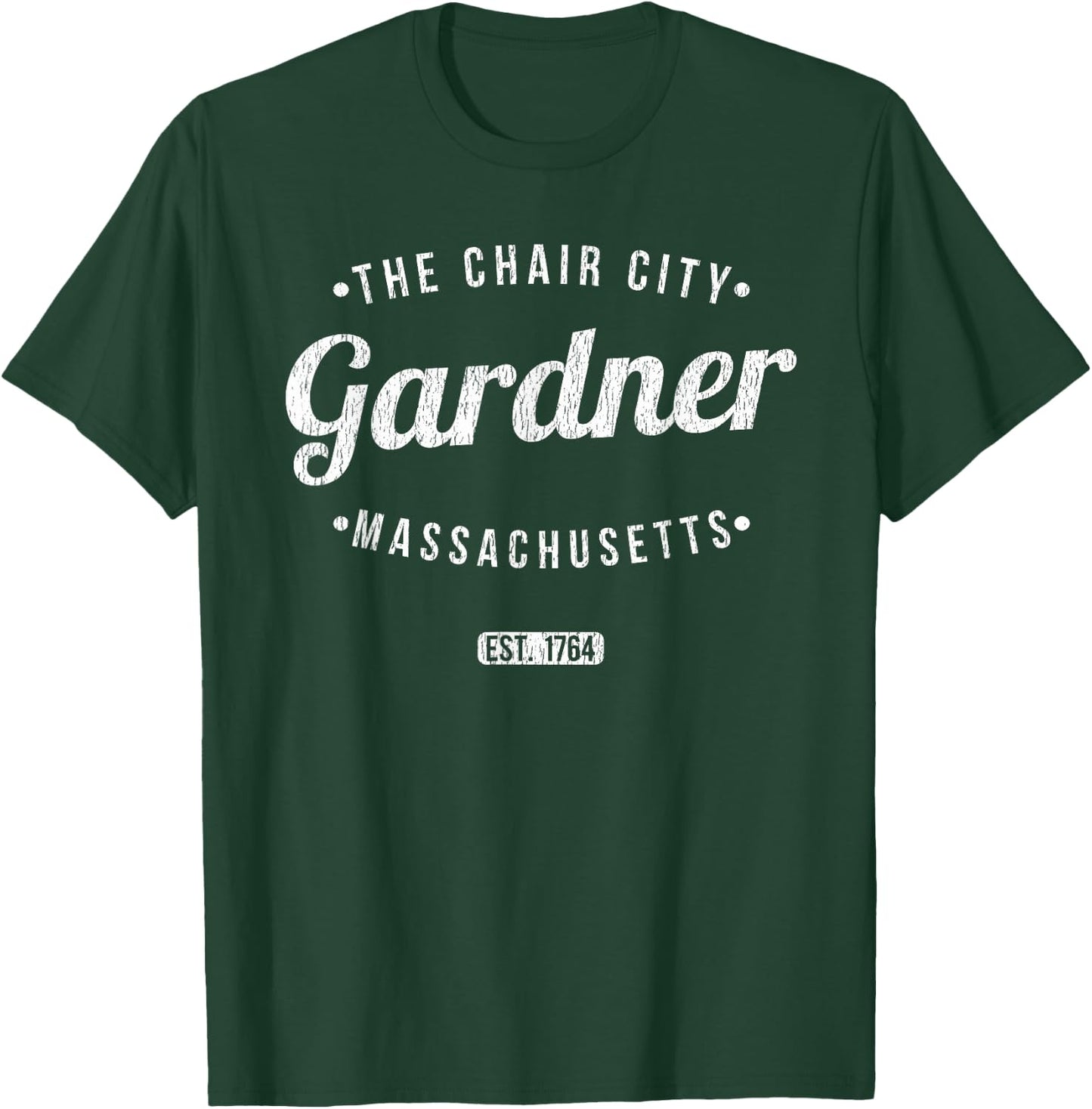 Gardner Massachusetts Retro Vintage Souvenir MA Gardner T-Shirt - T-Shirt | Forest