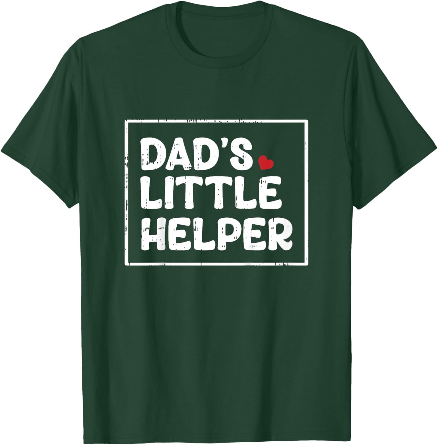 Kids Dads Little Helper Fathers Day Funny Son Boys Kids Toddlers T-Shirt - T-Shirt | Forest