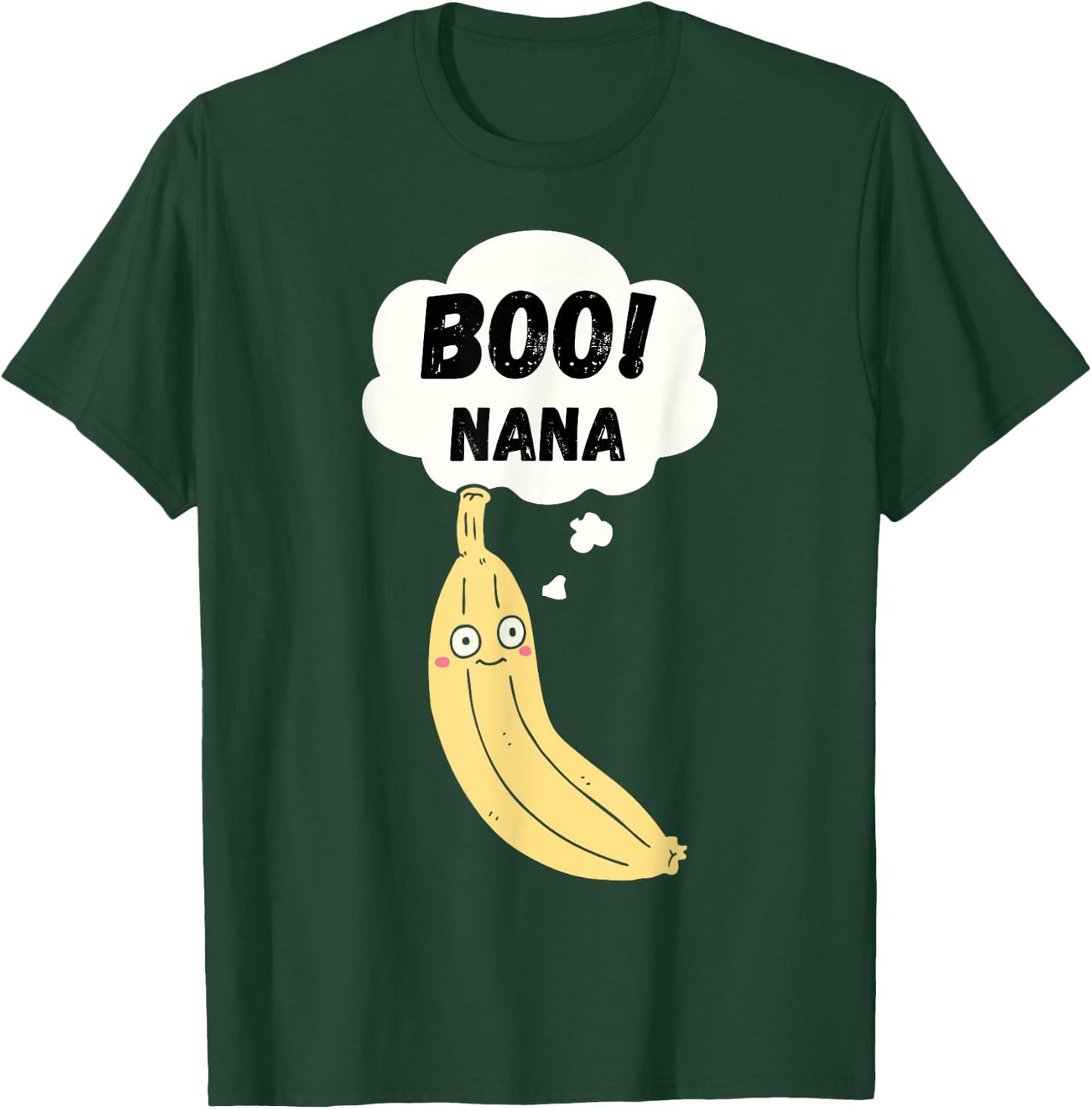 Boonana Boo-Nana Funny Halloween Costume Ghost Banana Puns T-Shirt - T-Shirt | Forest