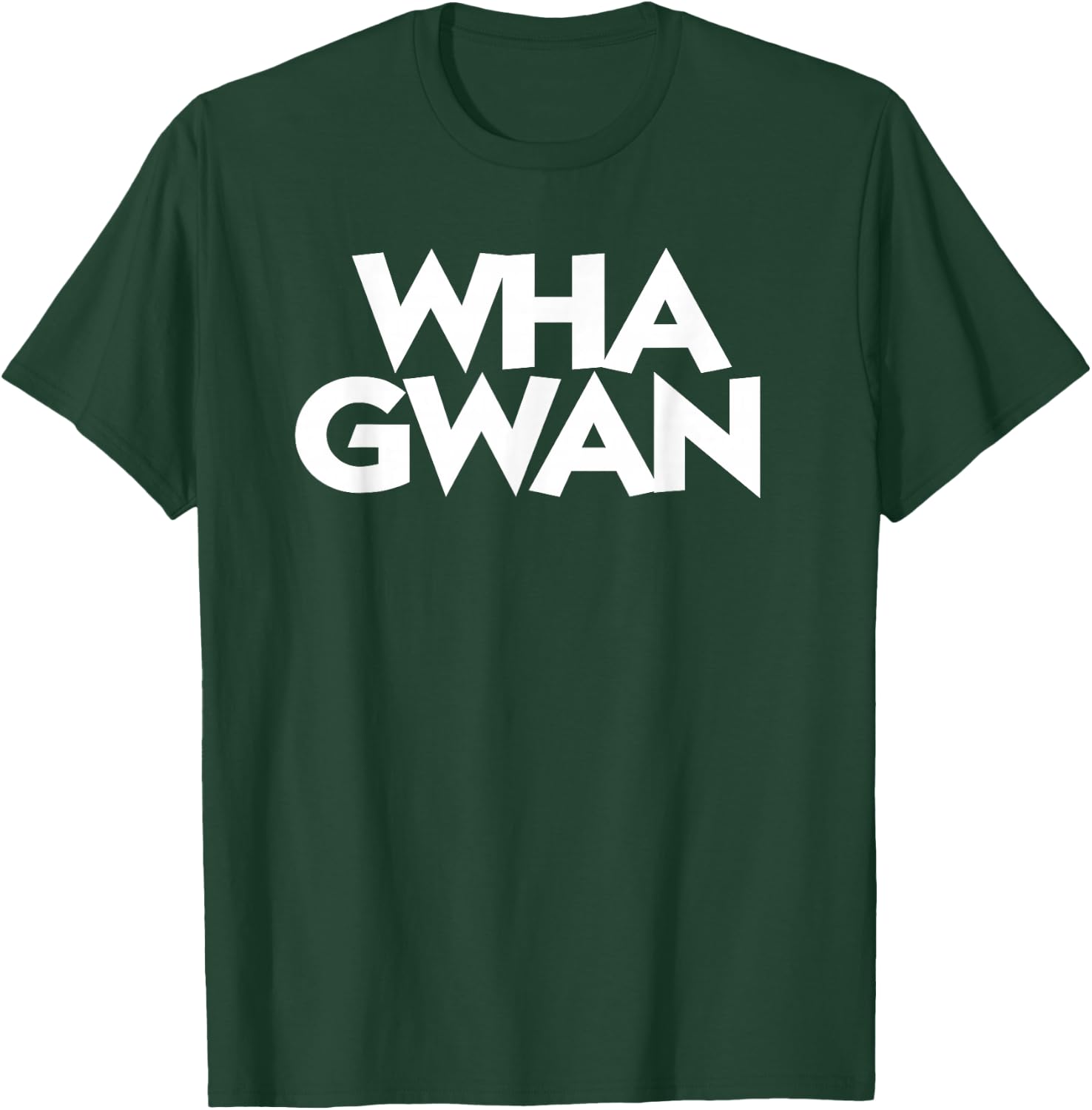 Wha Gwan Jamaica Shirt Jamaican Slang Patwah Souvenir Patois T-Shirt - T-Shirt | Forest
