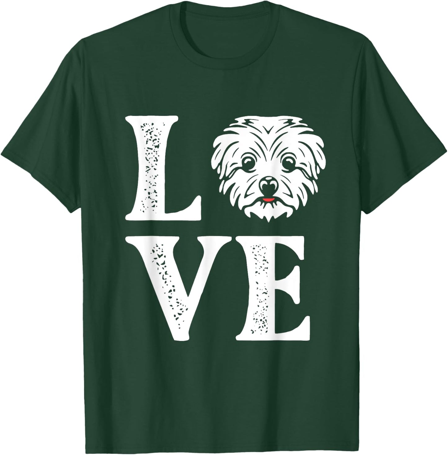 Love - Maltese Owner Puppy Lover Dog Lover Puppies Women Kids T-Shirt - T-Shirt | Forest