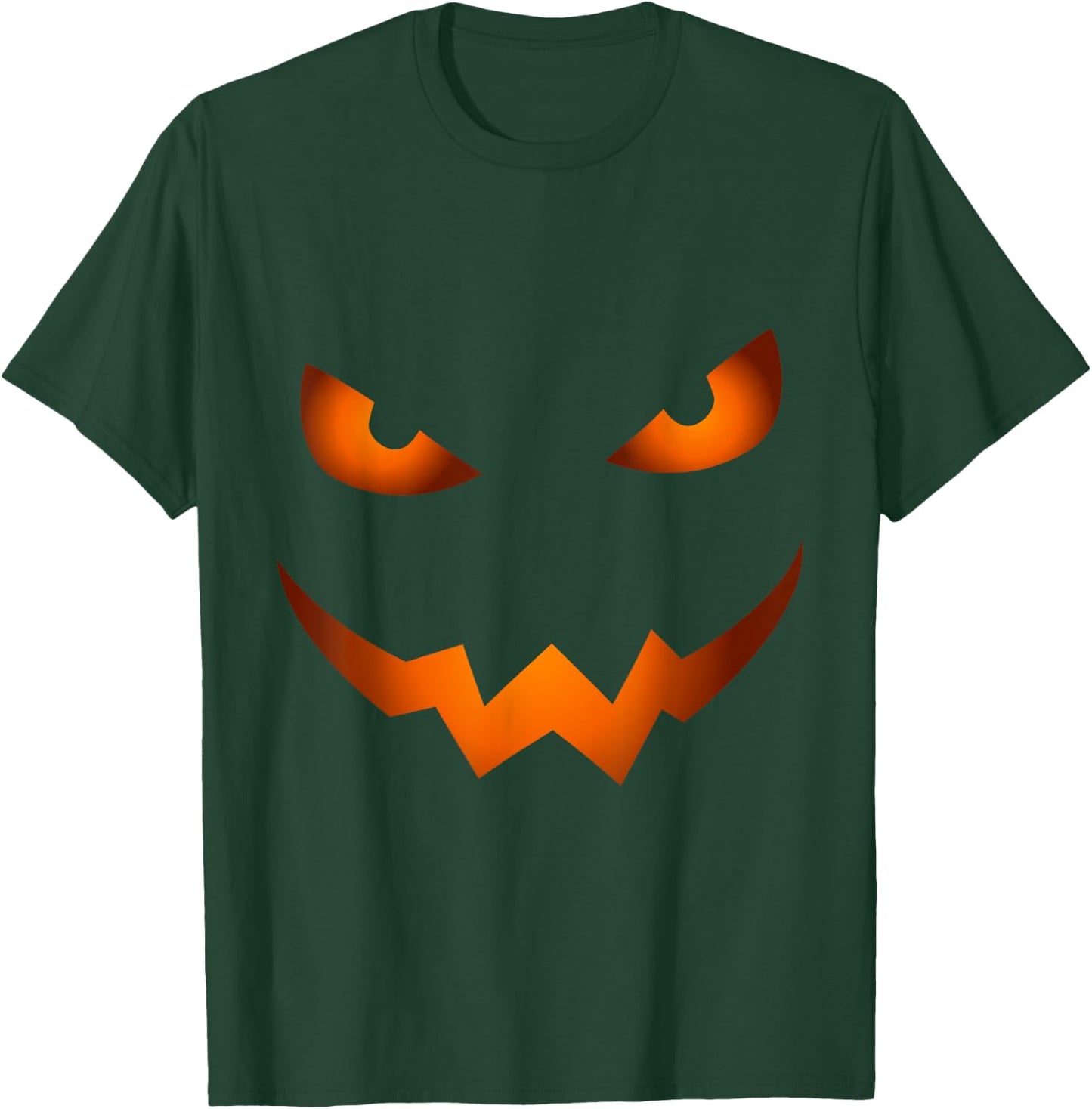Scary Jack O Lantern Pumpkin Face Halloween Costume T-Shirt - T-Shirt | Forest