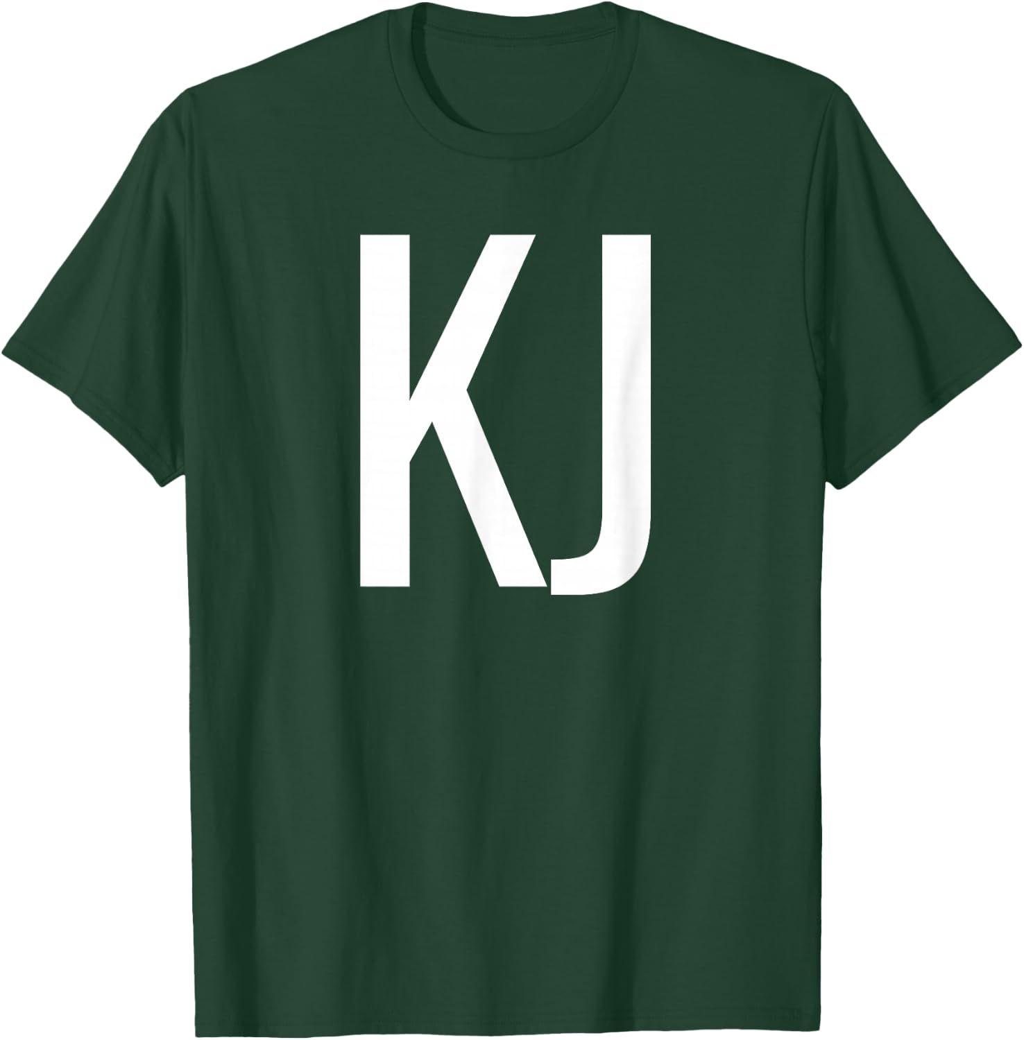 KJ Bold Font T-Shirt - T-Shirt | Forest