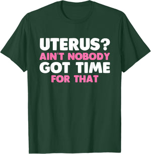 Funny Uterus Girls Hysterectomy Surgery Removal T-Shirt - T-Shirt | Forest