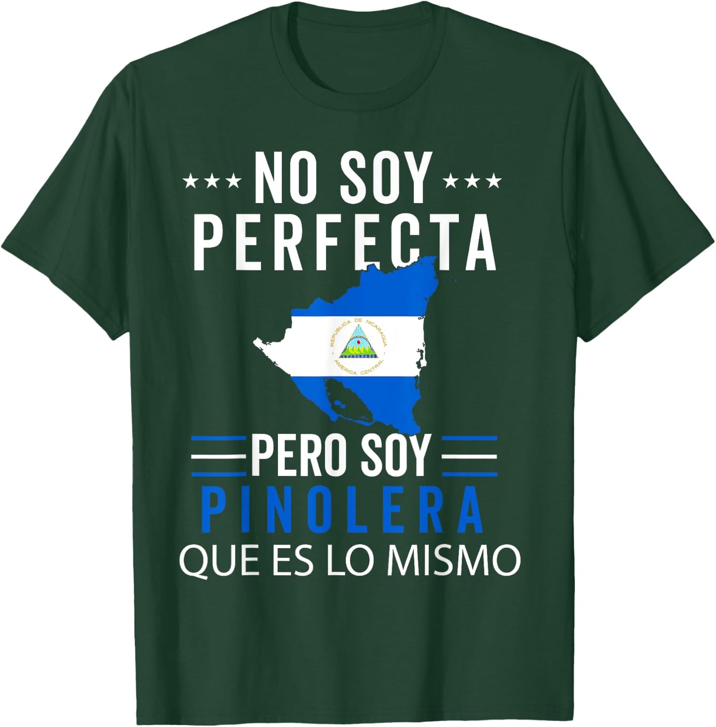 Nicaragua Flag Camiseta Nicaraguan Mujer Pinoleros Nica T-Shirt - T-Shirt | Forest
