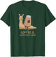 Coffee Cup Agate Snail Shell Pet Animal Funny Apparel T-Shirt - T-Shirt | Forest