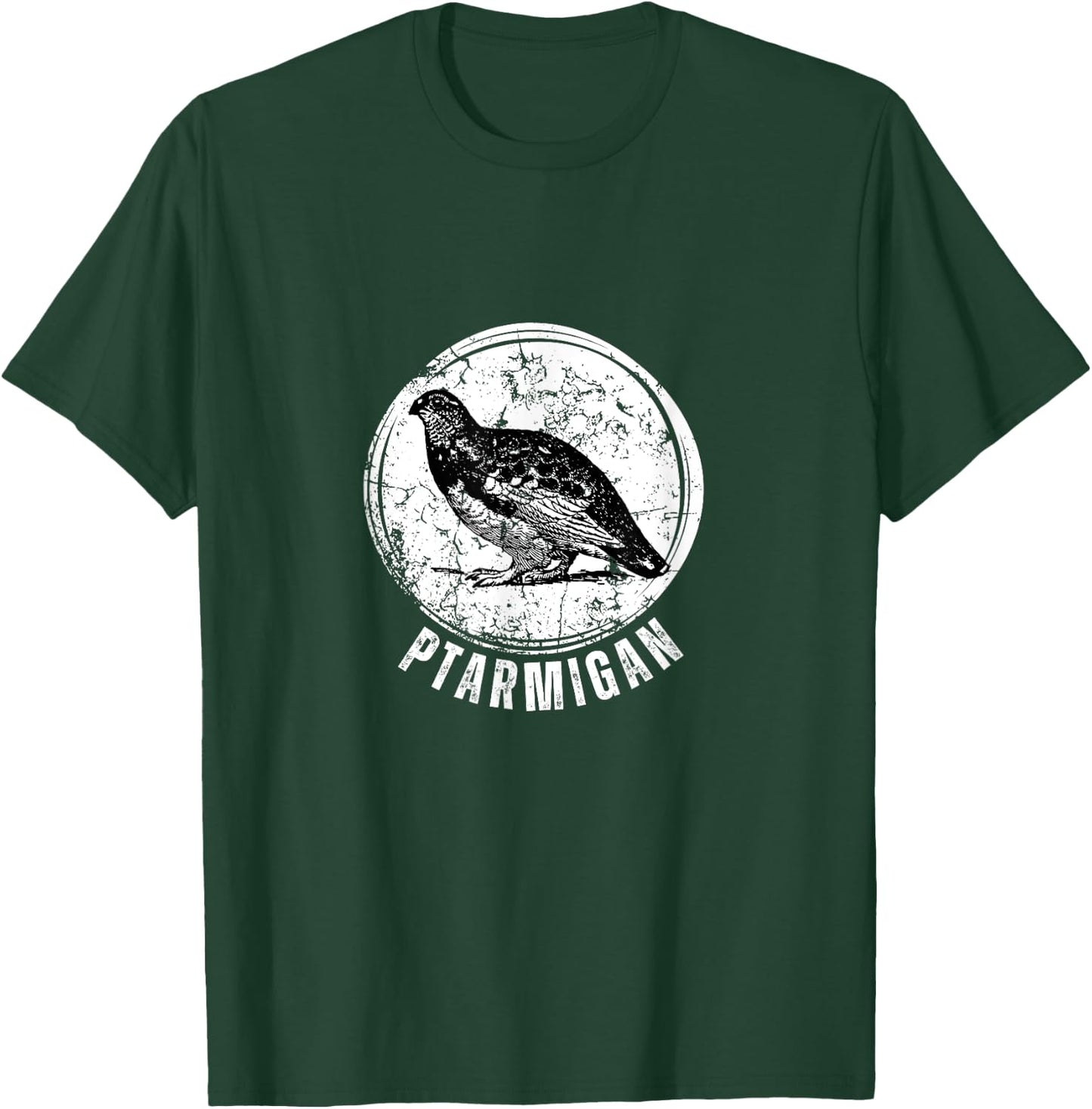 Ptarmigan Hunting Upland Game Hunting T-Shirt - T-Shirt | Forest