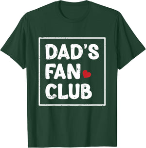 Dads Fan Club Fathers Day Baby Boys Girls Kids Toddlers T-Shirt - T-Shirt | Forest