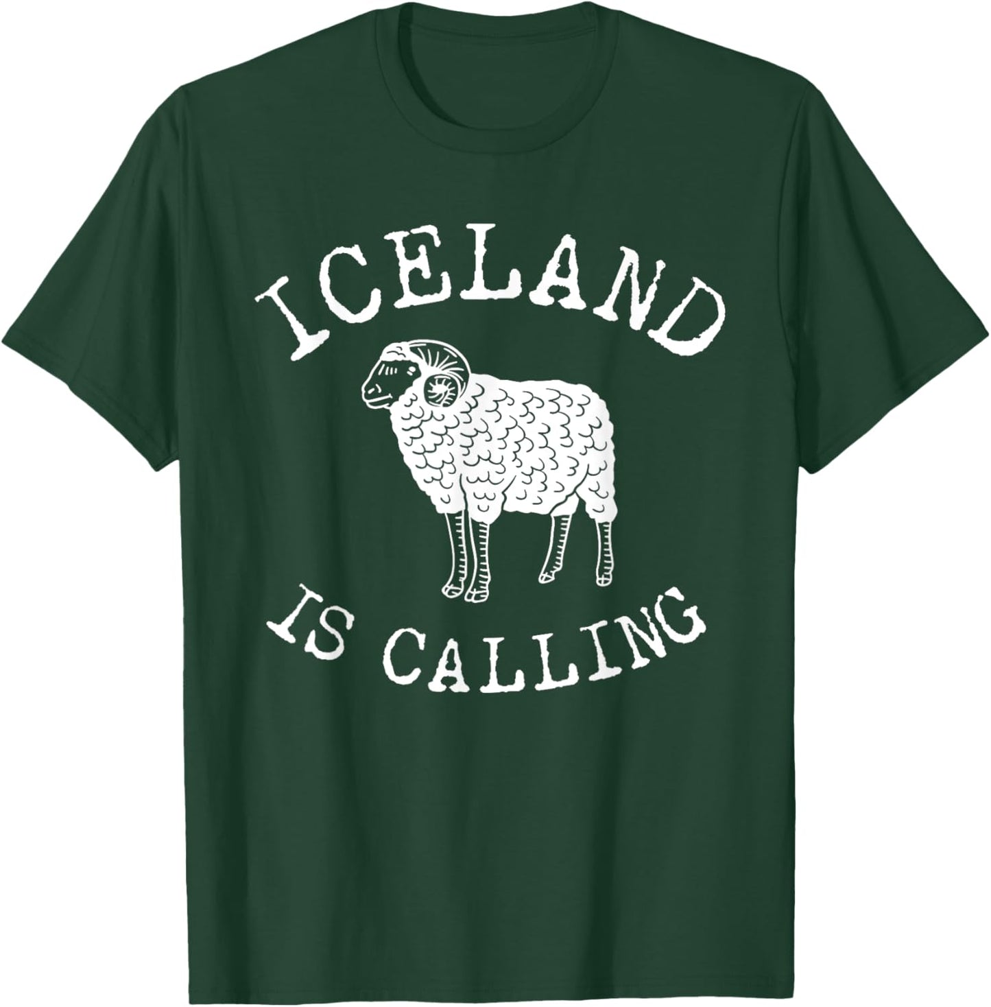 Icelandic Sheep Reykjavik Vacations Iceland T-Shirt - T-Shirt | Forest