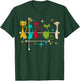 Mid Century Modern Look Cats - Retro Vintage 50s 60s Style T-Shirt - T-Shirt | Forest