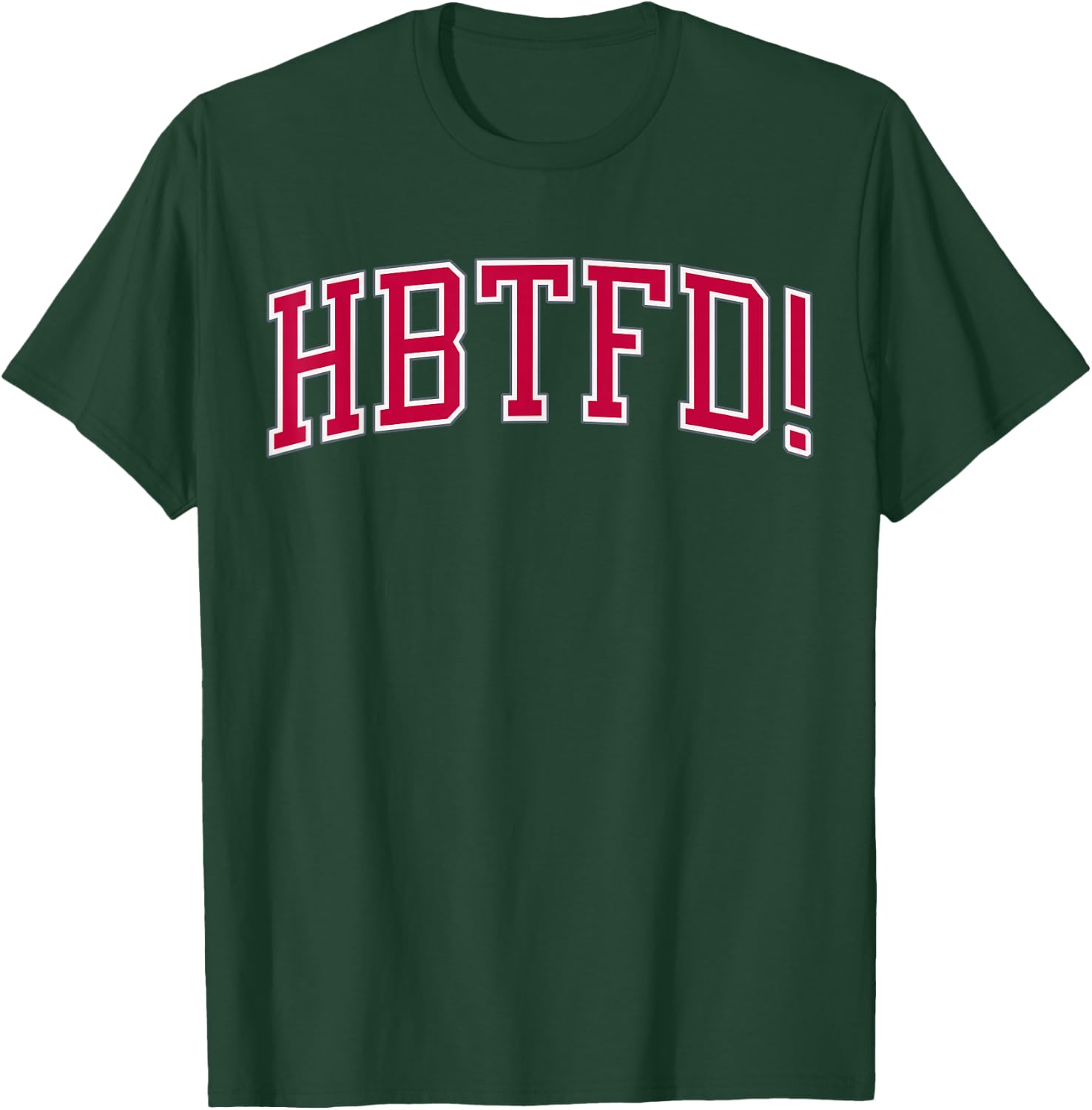 Football, USA HBTFD! Football - Men's Adults Black Short Sleeve Modern Football - Small T-Shirt - T-Shirt | Forest