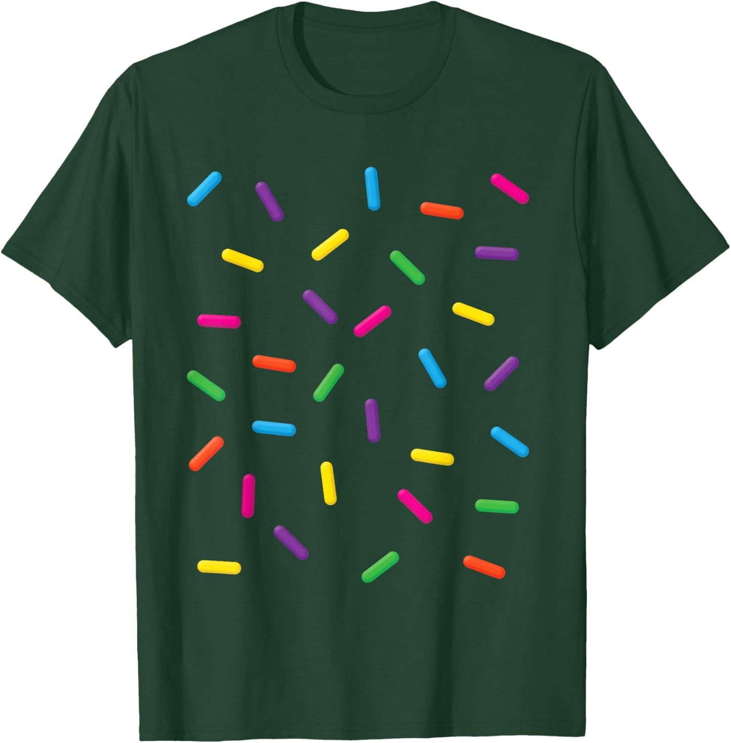 Funny Ice Cream Rainbow Sprinkles Jimmies Halloween Costume Women Kids T-Shirt - T-Shirt | Forest