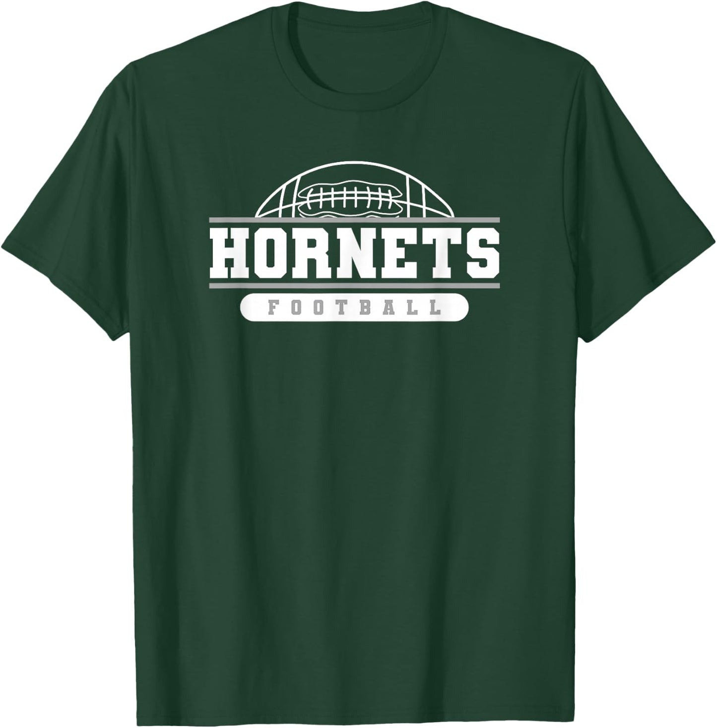 Hornets Football Varsity College University High School T-Shirt - T-Shirt | Forest