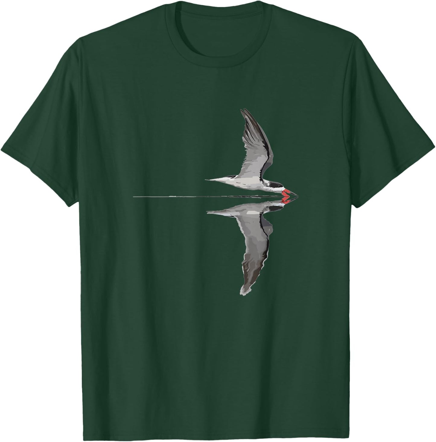 Black Skimmer s Water Color s Bird Watcher's T-Shirt - T-Shirt | Forest
