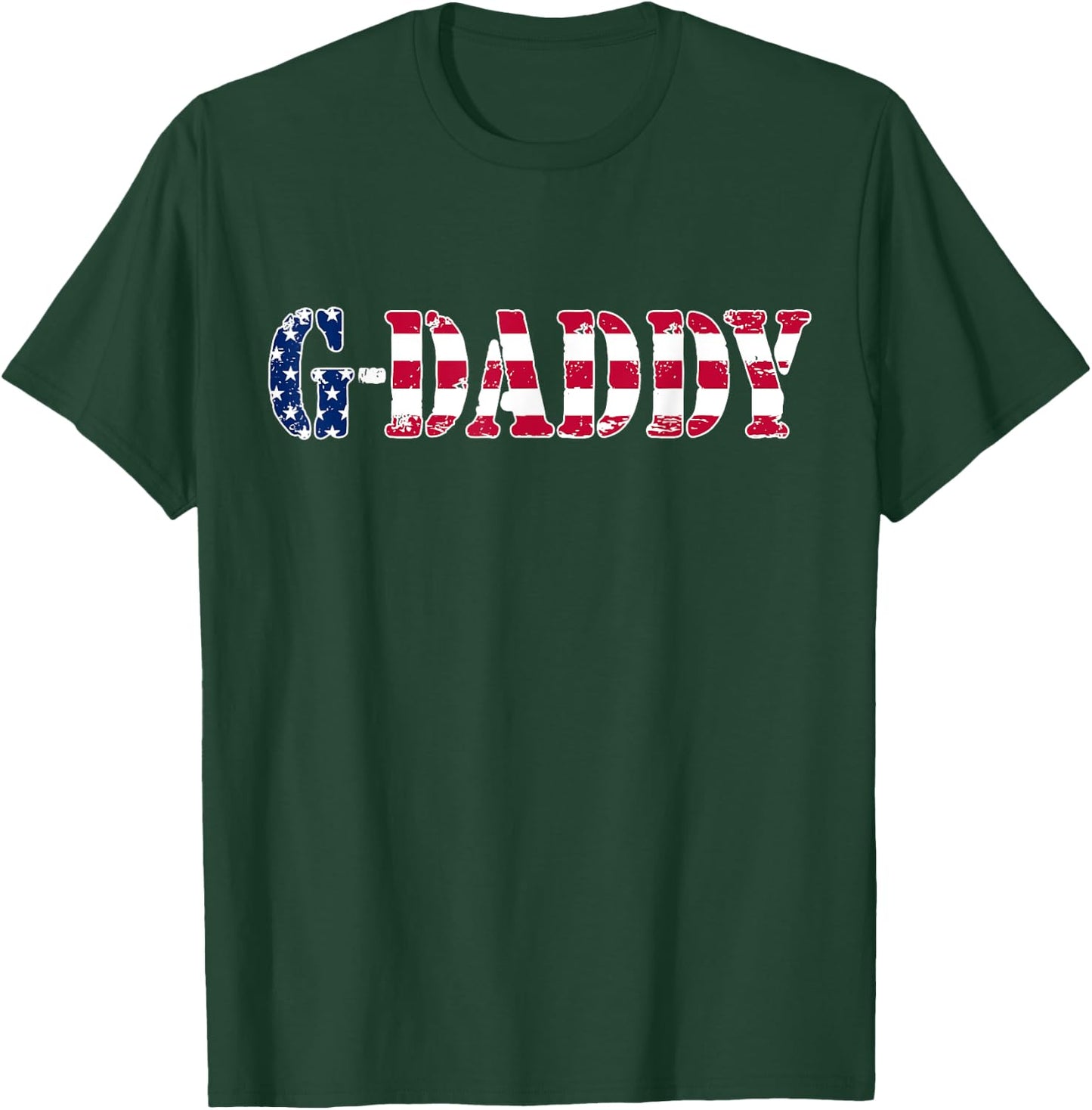 Vintage G-Daddy American Flag Patriotic 4th of July T-Shirt - T-Shirt | Forest