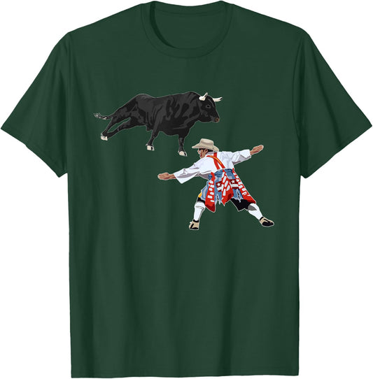 Rodeo Clown Funny Bull Fighting Lover Gag Bullfighter Outfit T-Shirt - T-Shirt | Forest