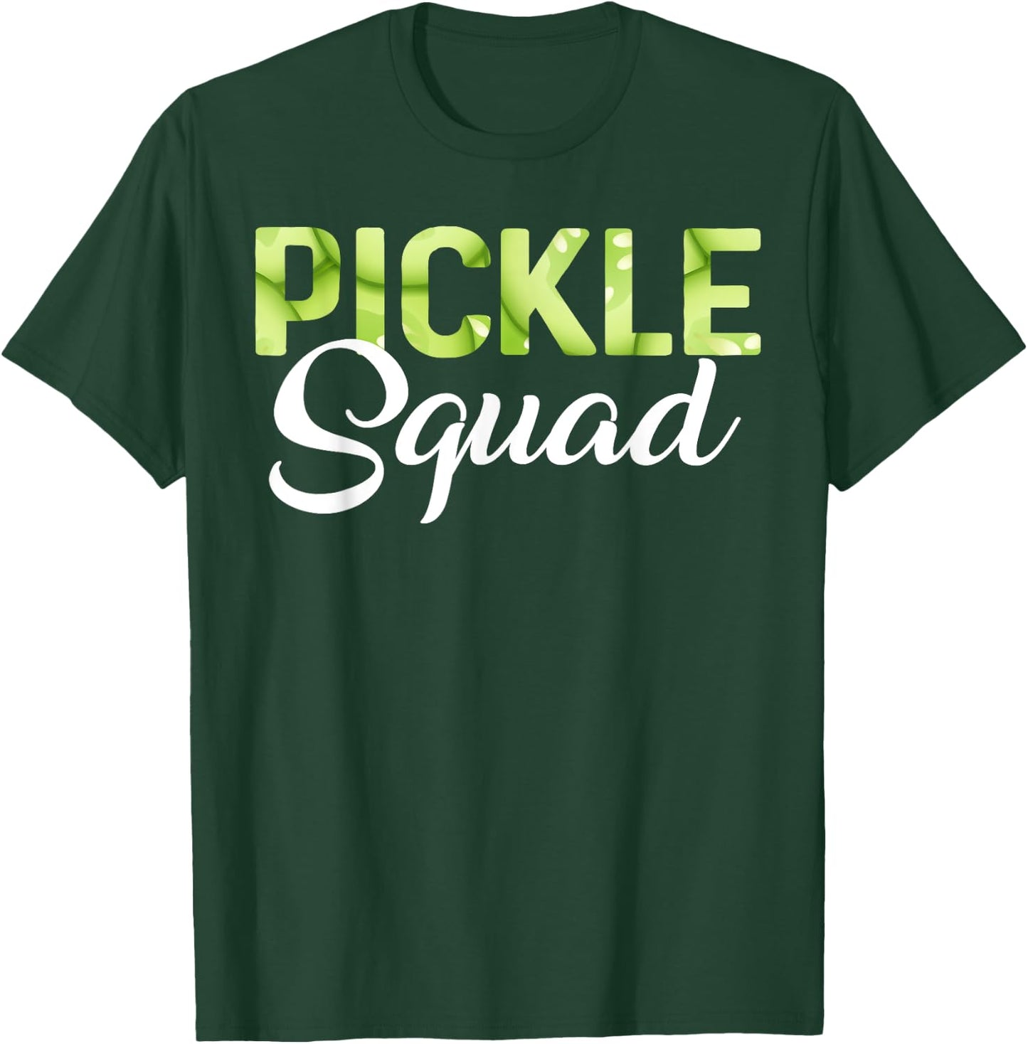 Funny Pickle Cucumber Vegan Squad Green Grocer Green Farm T-Shirt - T-Shirt | Forest