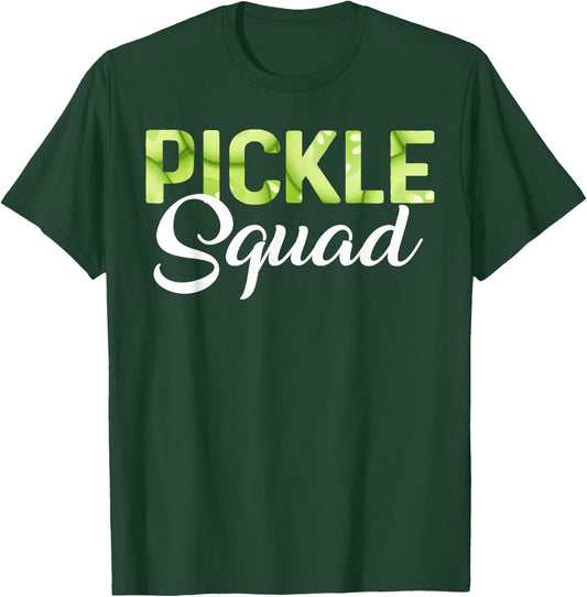 Funny Pickle Cucumber Vegan Squad Green Grocer Green Farm T-Shirt - T-Shirt | Forest