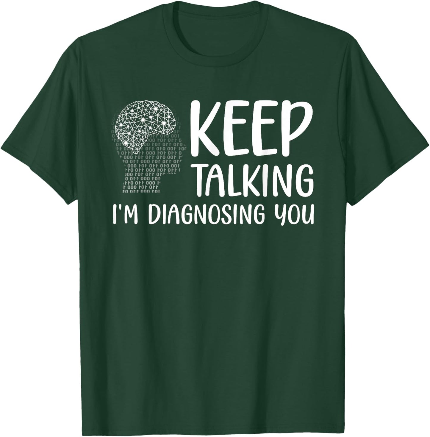 Funny Psychologist Art Women Psychology Graduation T-Shirt - T-Shirt | Forest