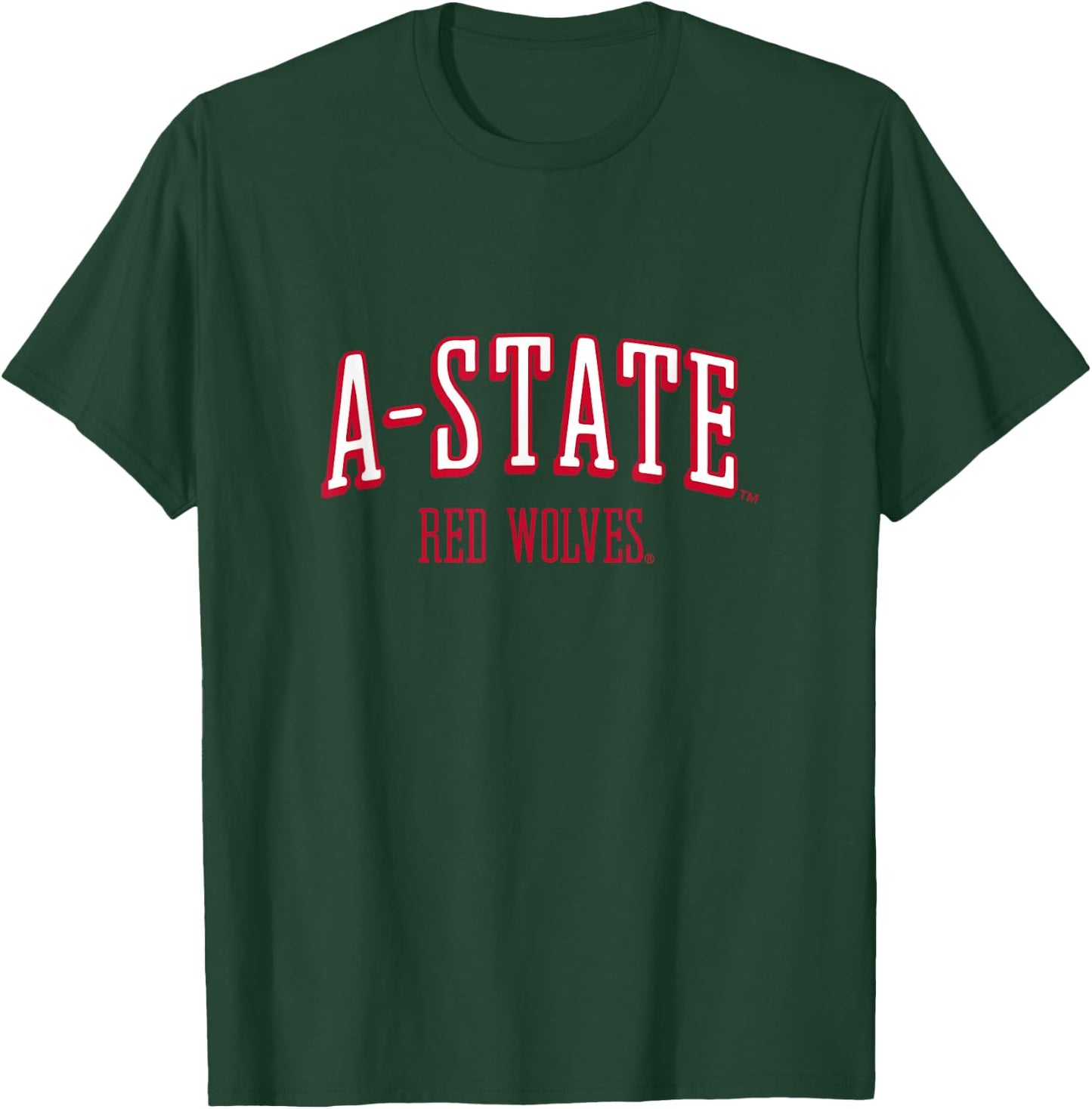 Arkansas State Wolves | Official NCAA University | RYLAKS07 T-Shirt - T-Shirt | Forest