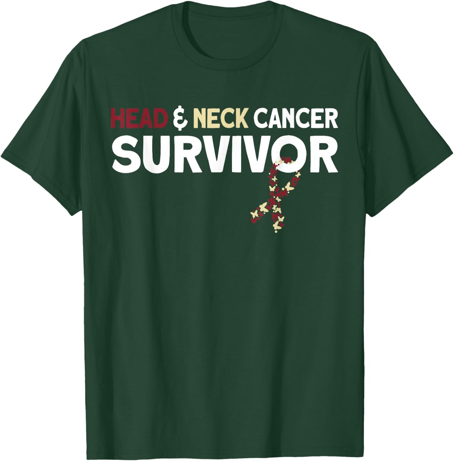 Head And Neck Cancer Survivor T-Shirt - T-Shirt | Forest