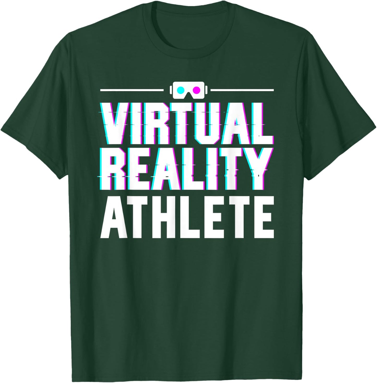 Funny Virtual Reality Athlete Design Women VR Gamer T-Shirt - T-Shirt | Forest