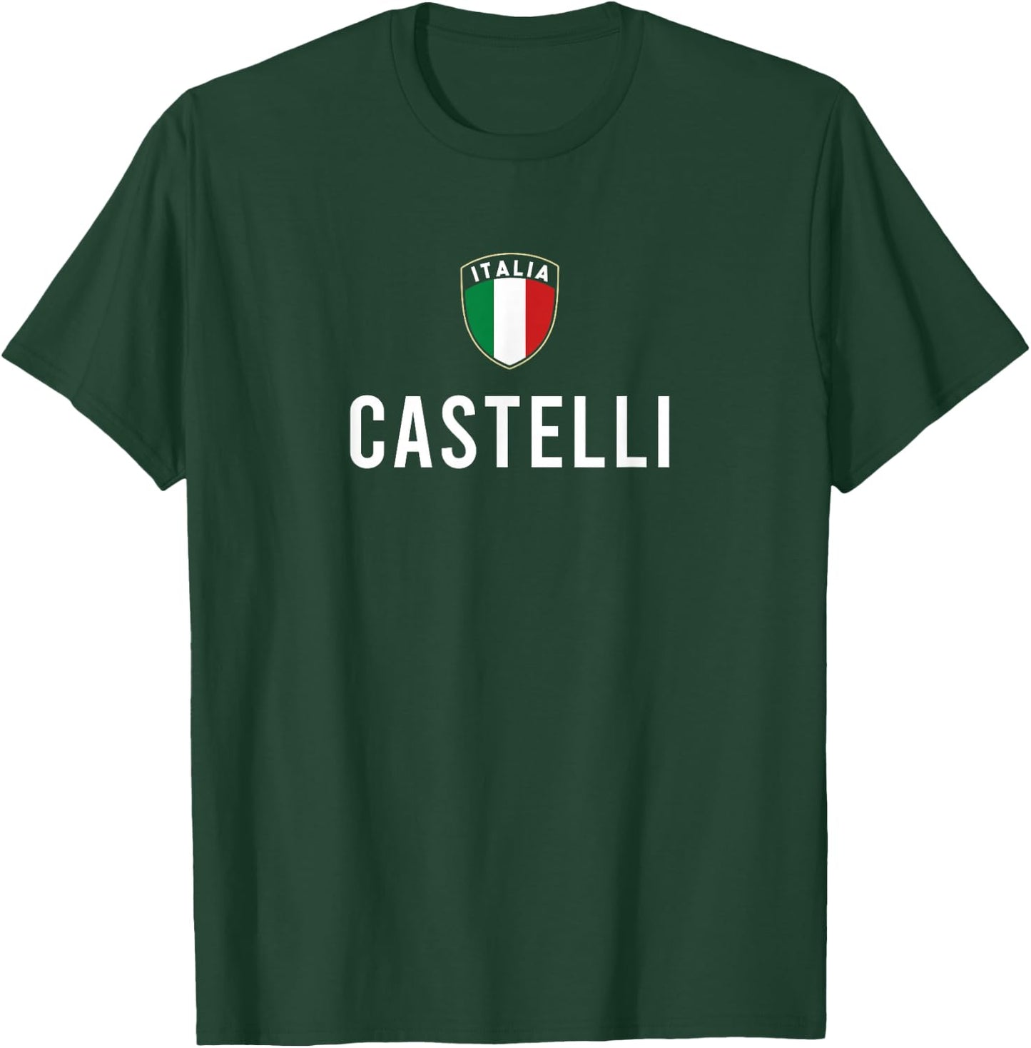 Italian Pride Abruzzo Italia Apparel Black Classic Fit , Small, Short Sleeve, Letter Print, -Adults, Women, All Seasons T-Shirt - T-Shirt | Forest