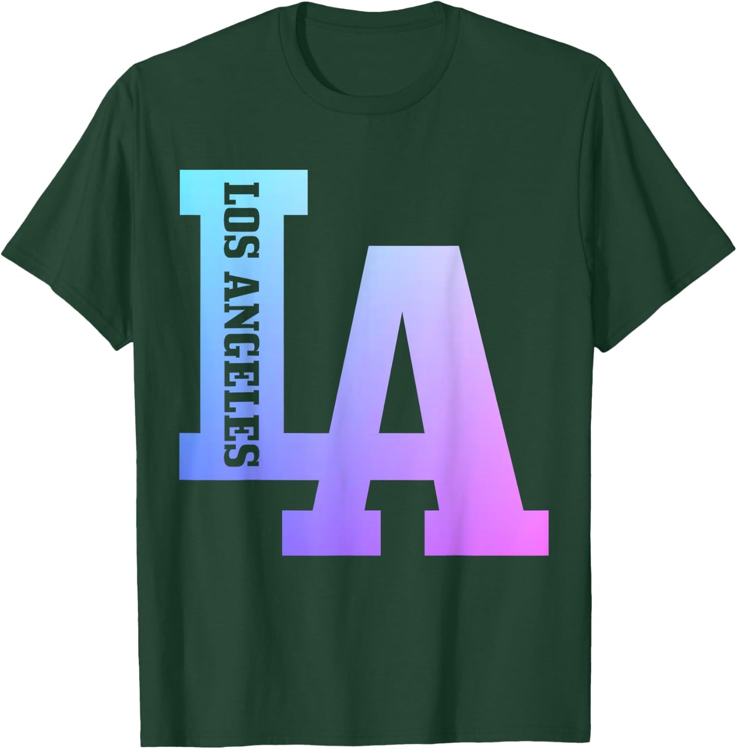 Los Angeles California LA Vintage Pride T-Shirt - T-Shirt | Forest